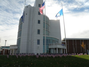 Front of MCC on Veteran's Day Photo By Nathan Cheatham