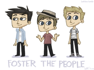 Foster the People by katribou Courtesy of www.deviantart.com