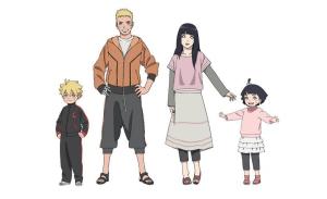 Naruto, Hinata, and their children; Bolt and Himawari. Courtesy of the Latin Times.